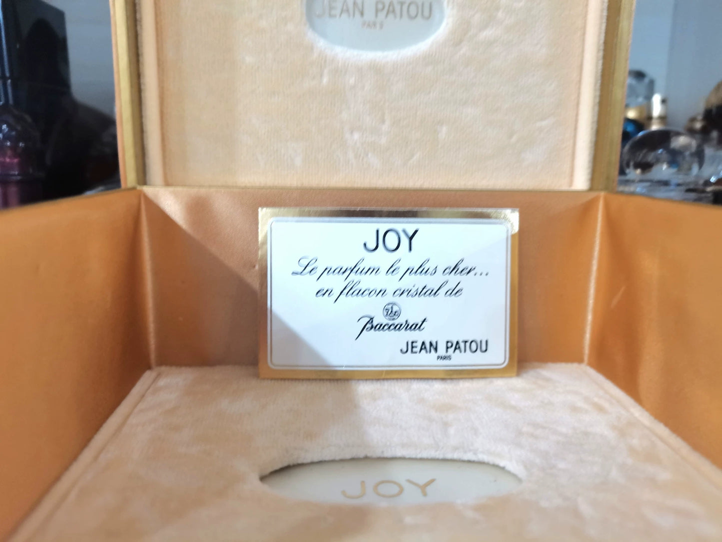 160625-20 Jean Patou Joy Crystal bottle 30ml 1 oz Parfum Perfume