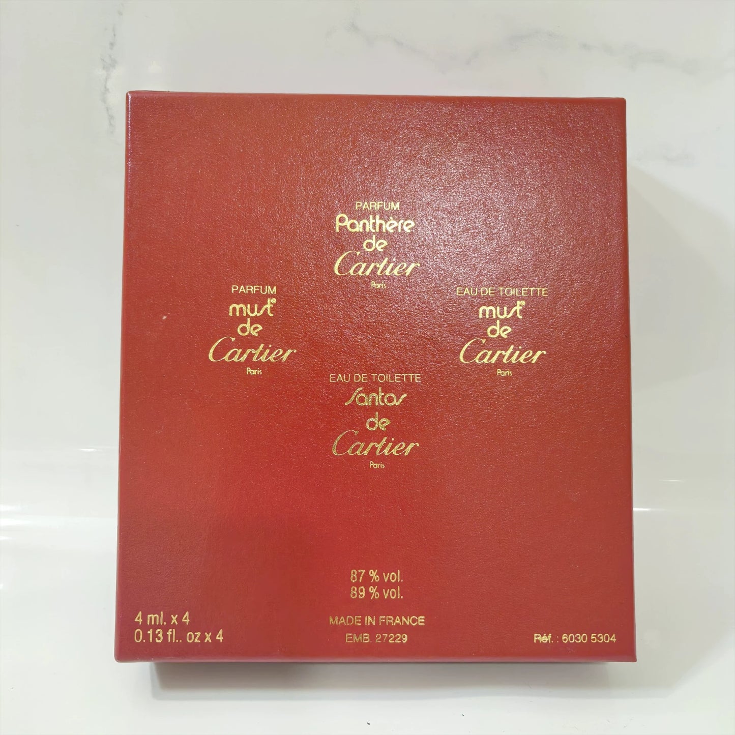 250825-62 Cartier Eau de Toilette EDT 4ml 0.1oz