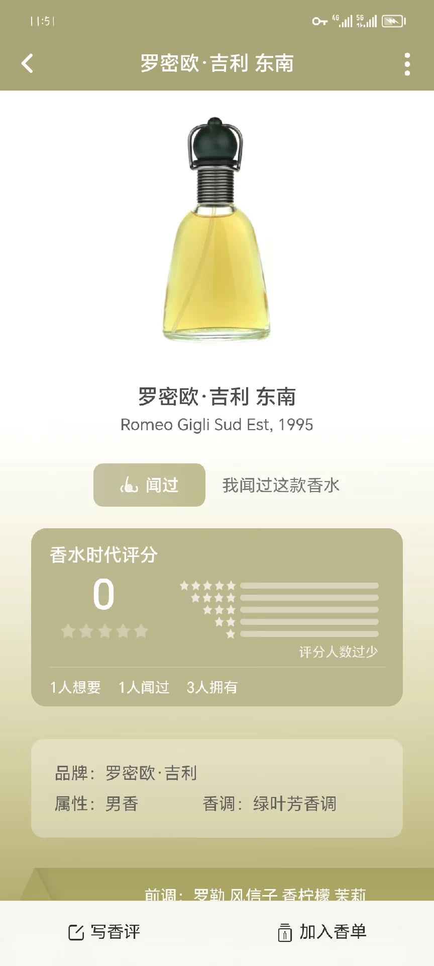 100226-63 Romeo gigli sud 50ml 1.7 oz EDT