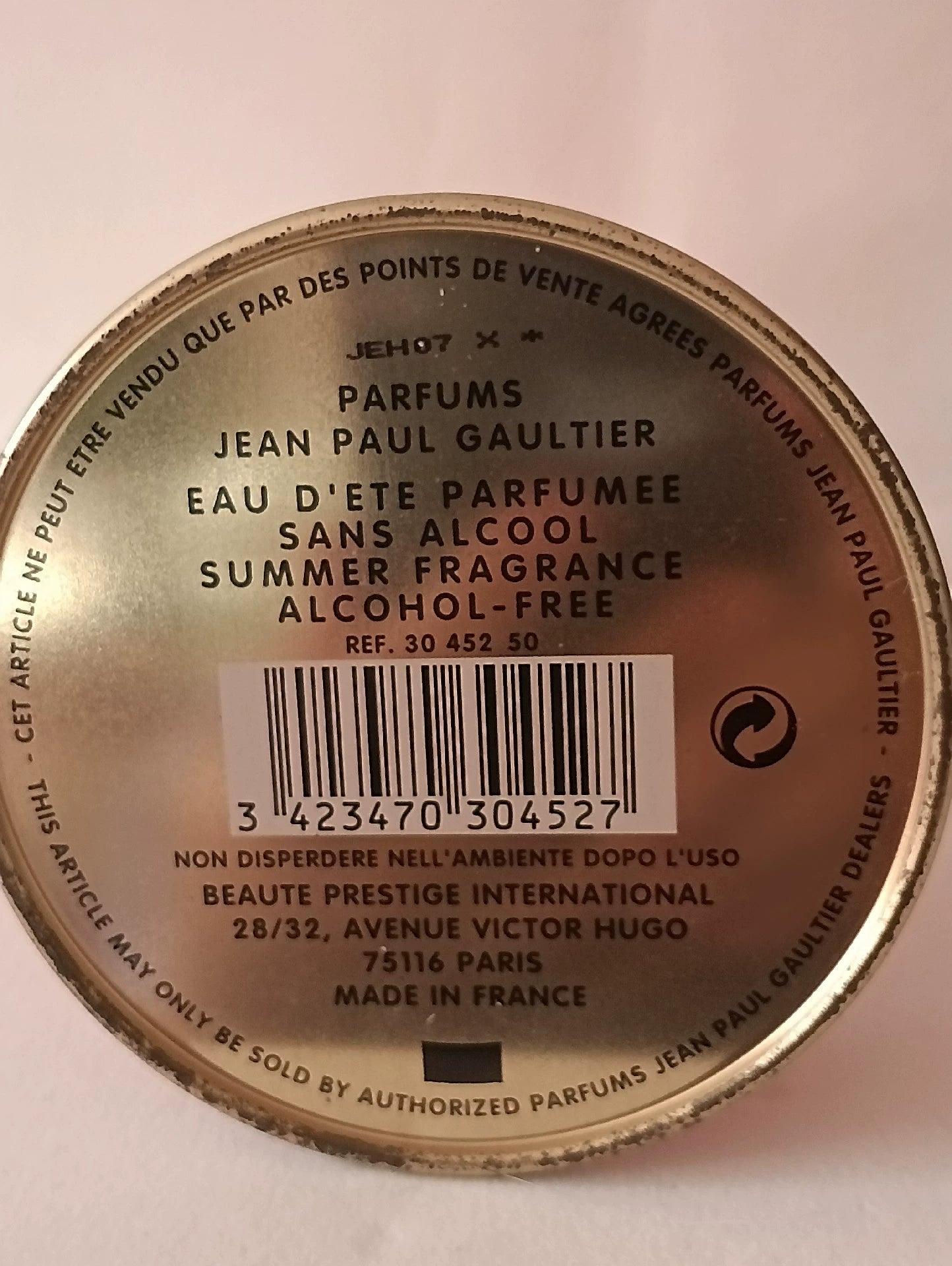 090525-29 Jean Paul Gaultier Parfum Perfume 100ml 3.4oz