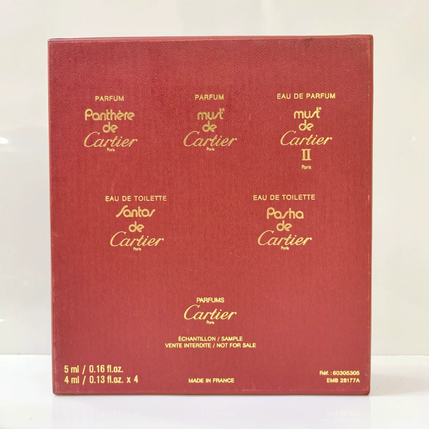 091025-26 Cartier Eau de Toilette EDT 5ml 0.2oz
