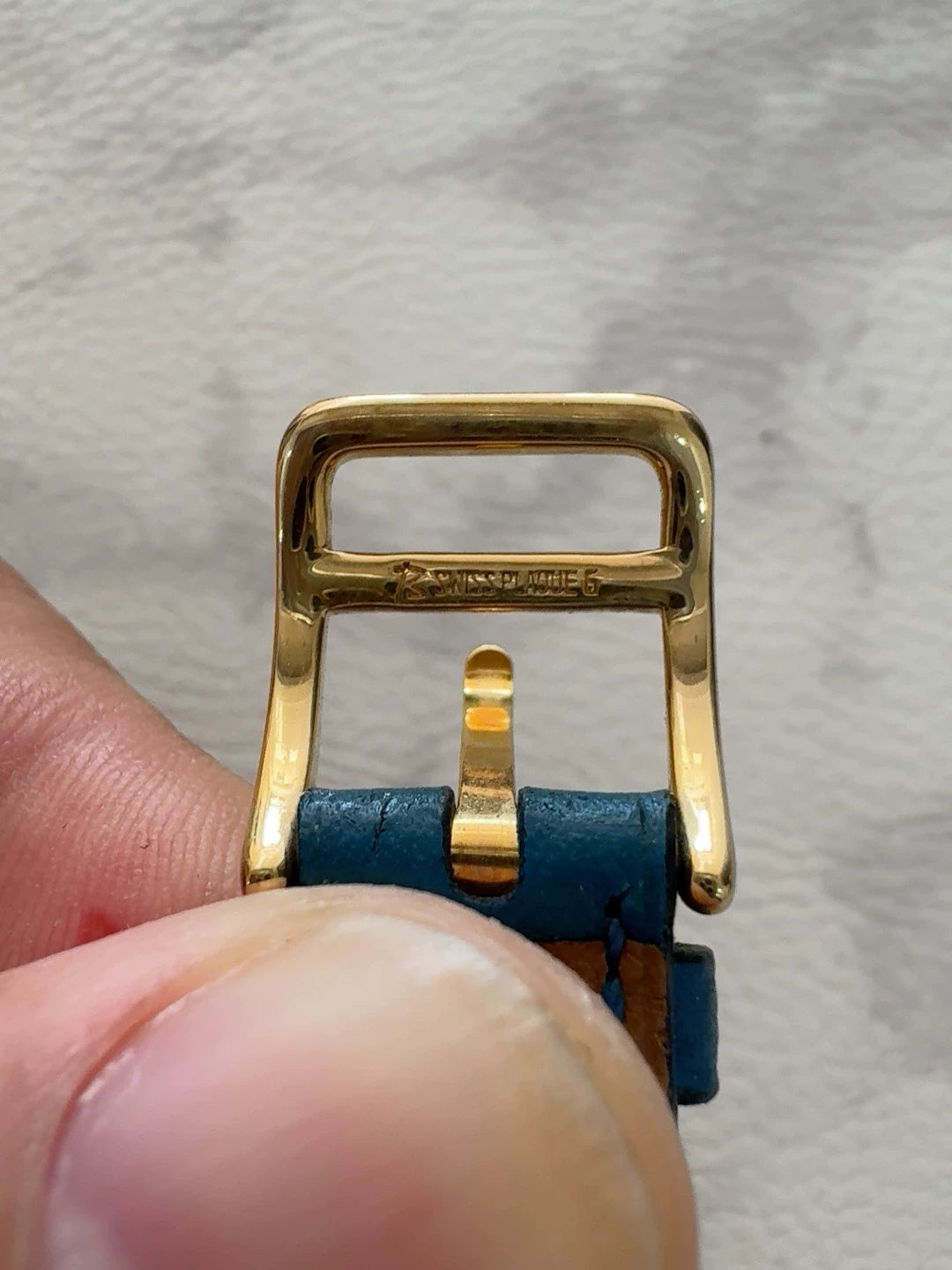 291024-28 Auth HERMES Kelly watch Plated Quartz Ladies watches