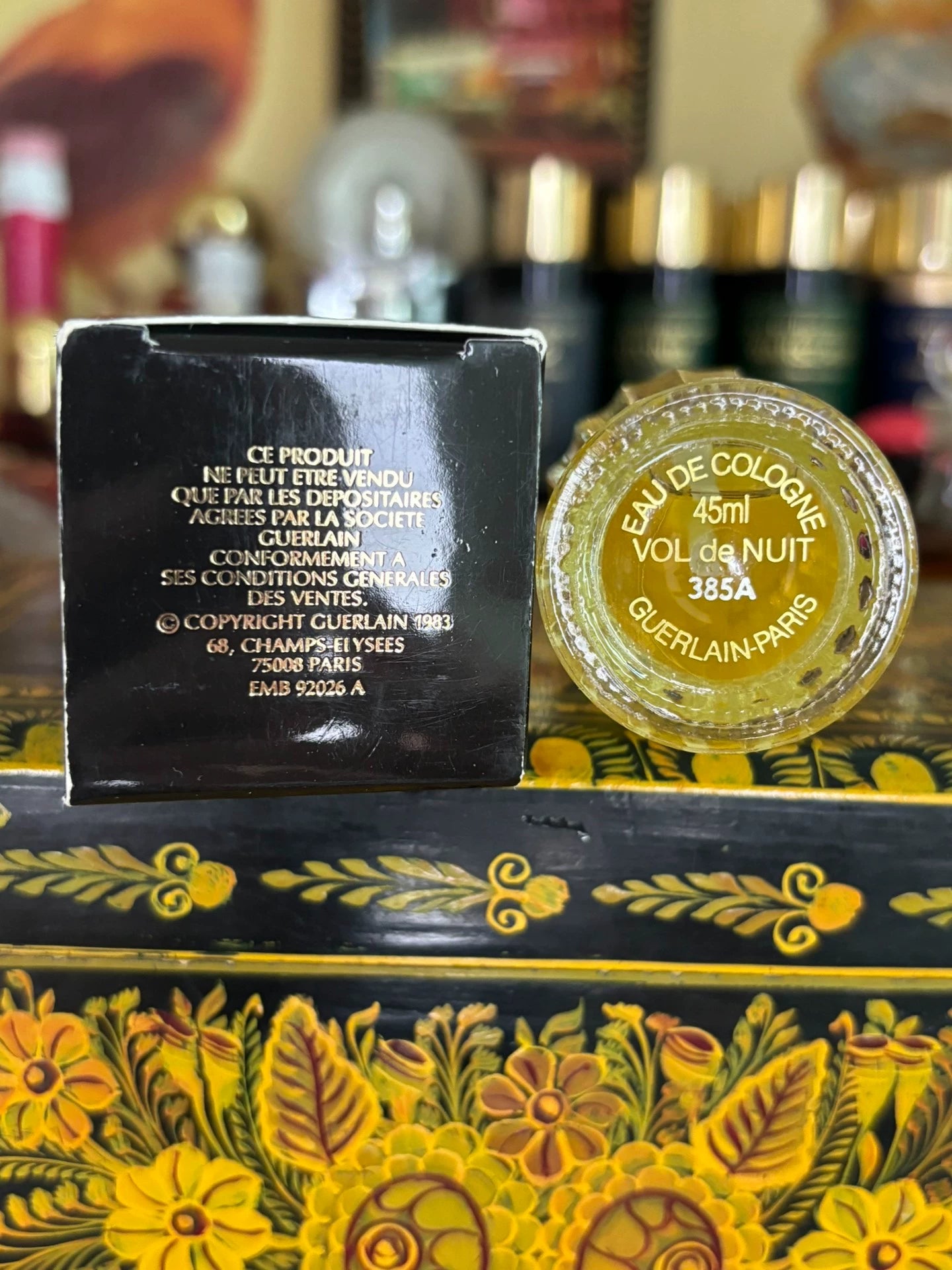 151025-58 Guerlain Vol de Nuit Eau de Cologne EDC 45ml 1.5oz