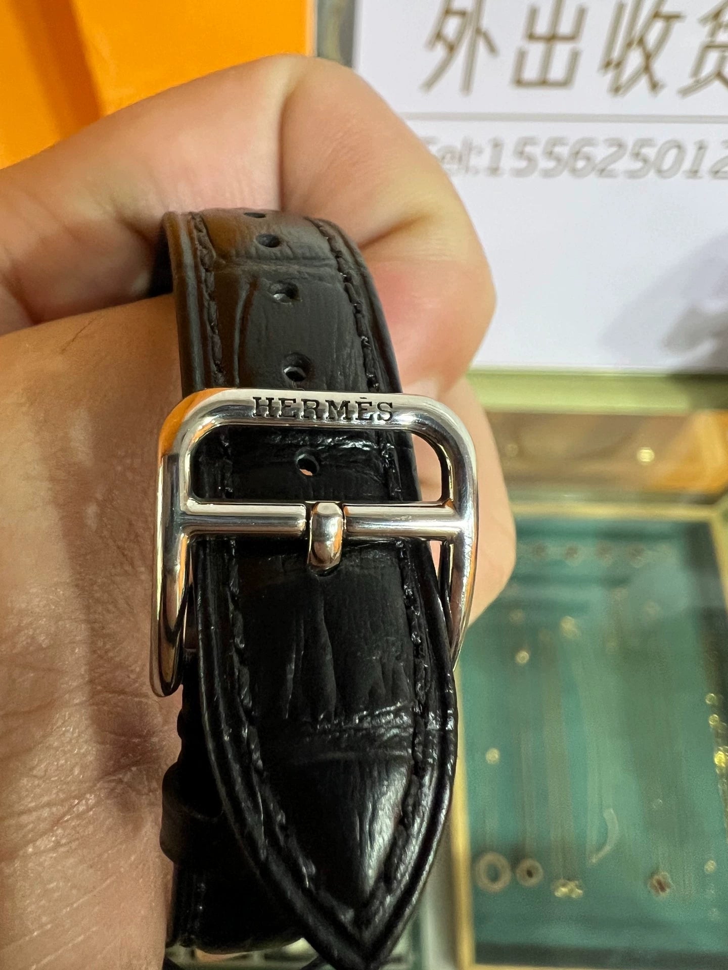 291024-88 Hermes Quartz female watch stainless steel