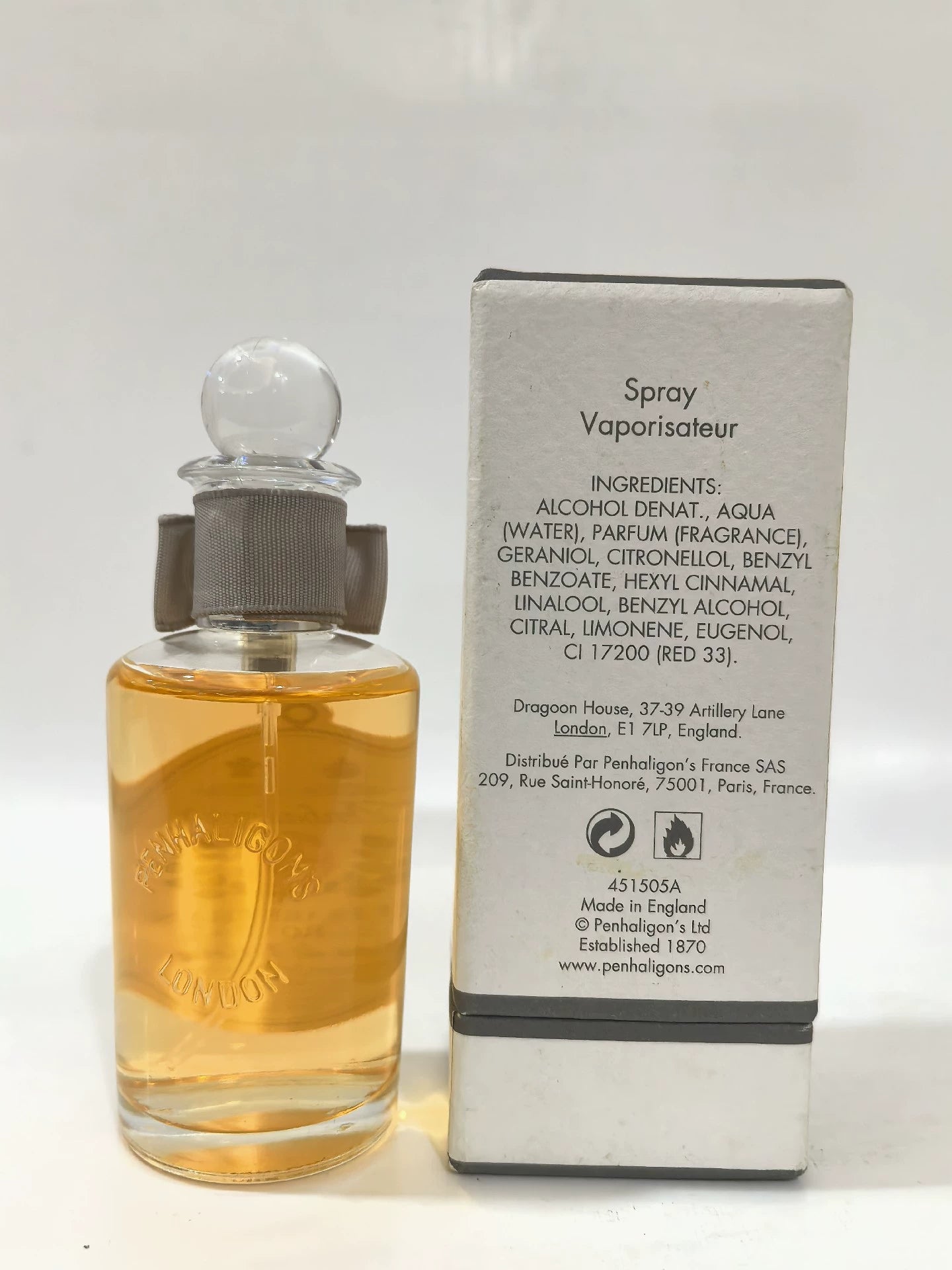010625-67 Penhaligon'S Eau de Toilette EDT 50ml 1.7oz