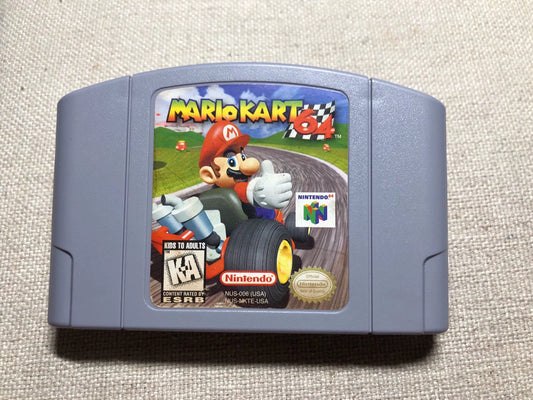 n64-7 Nintendo n64 game card Mario Kart American version