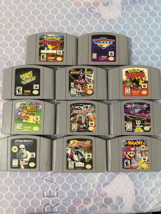 n64-1 Nintendo American version N64 game console cassette, American version, Nissan