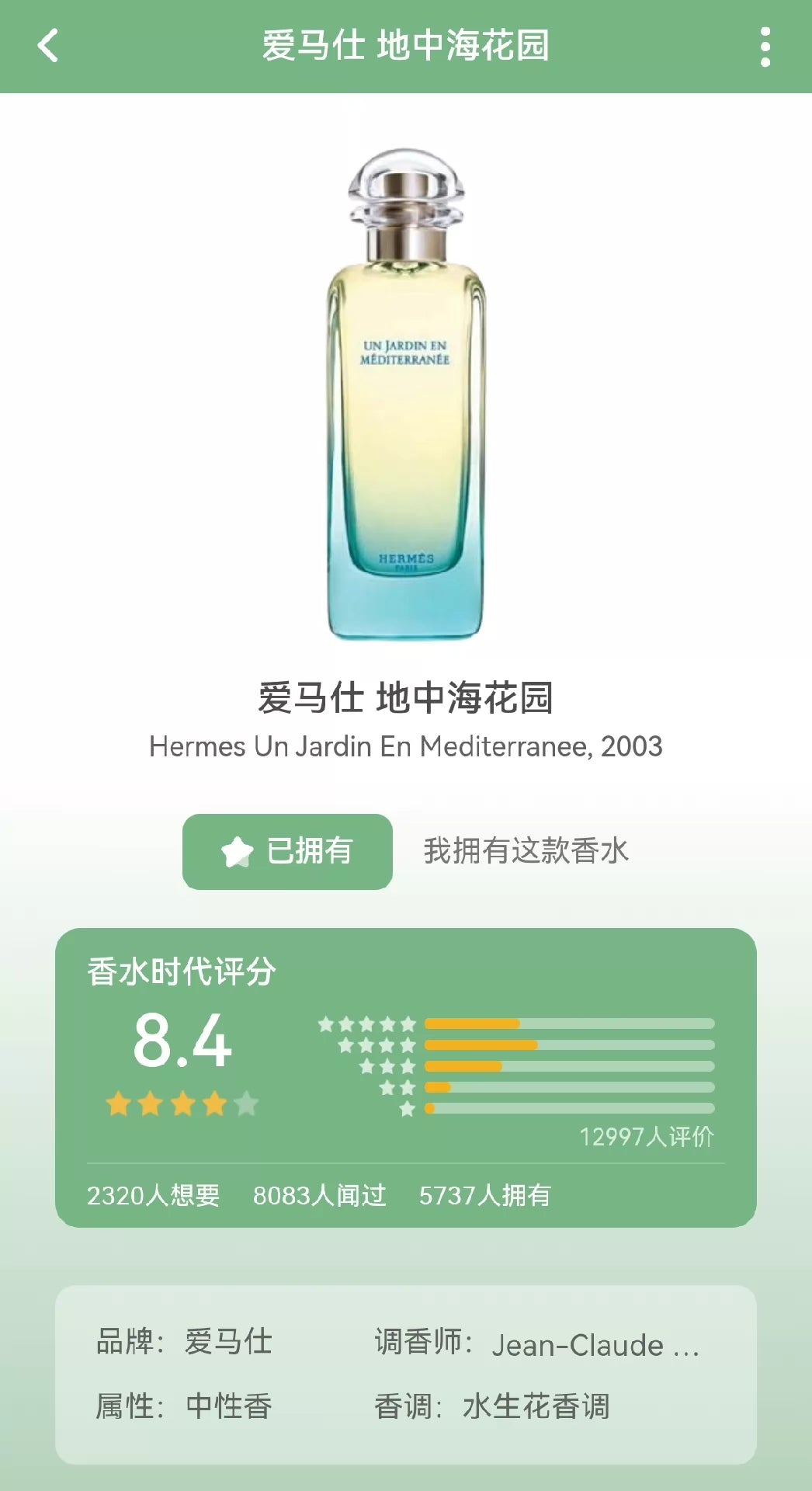 020426-282 Hermès Mediterranean Garden 100ml 3.4 oz