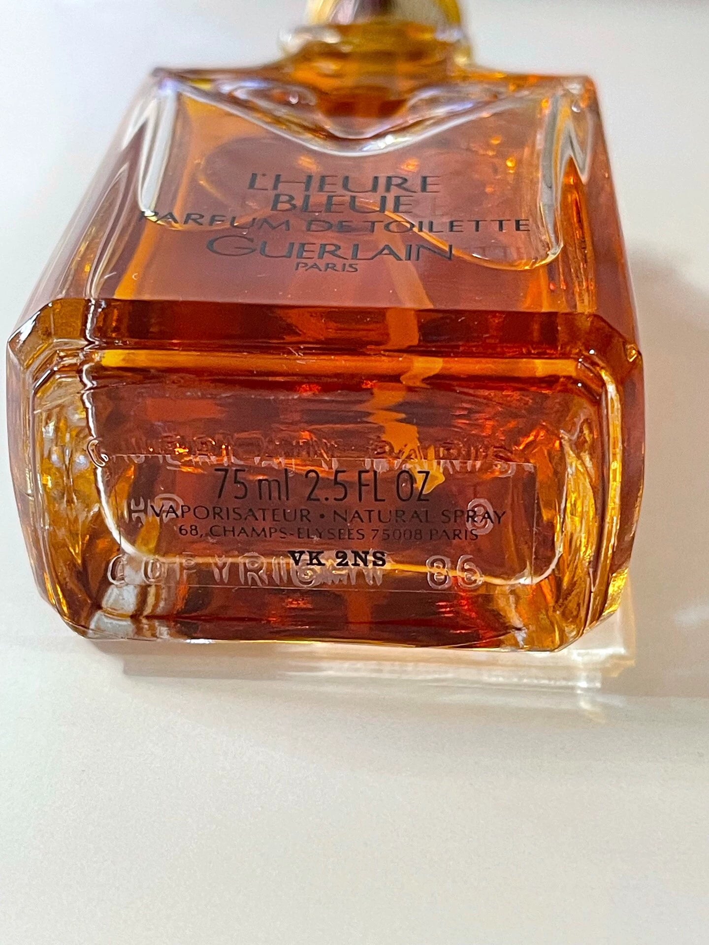 140525-49 Guerlain L'Heure Bleue Parfum Perfume 74ml 2.5oz