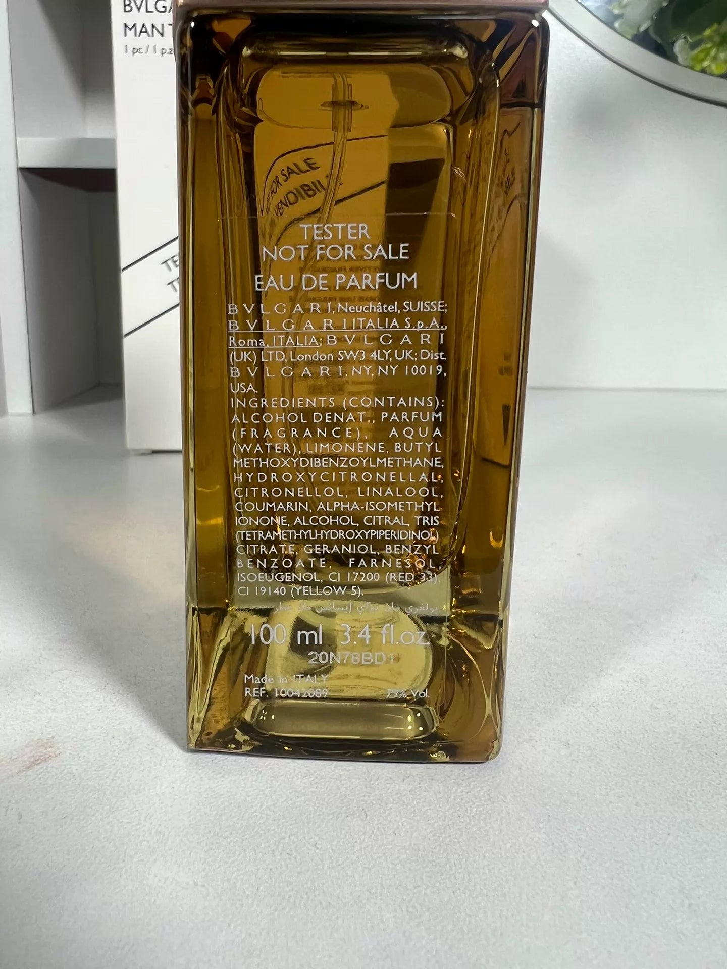 270726-119 Bvlgari Warm Place Men Perfume 100ml 3.4 oz