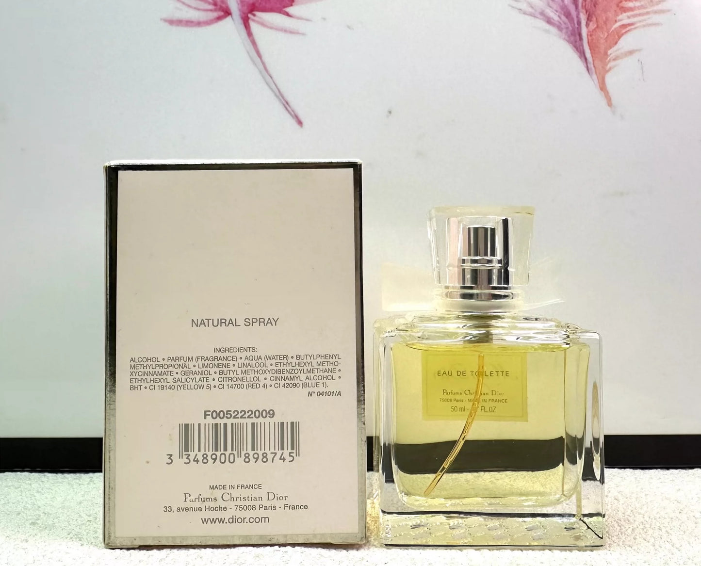 090525-78 Christian Dior Cherie Eau de Toilette EDT 50ml 1.7oz