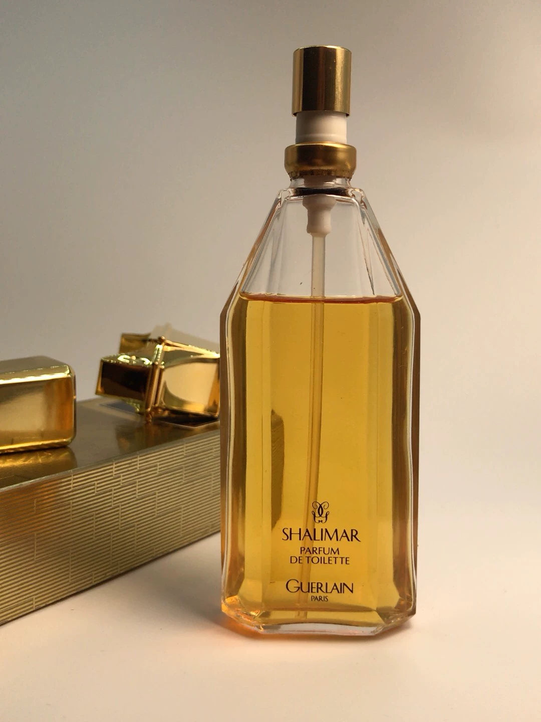 081224-11 Guerlain Shalimar Perfume Bird Cage Bottle 50ml EDT eau de toilette