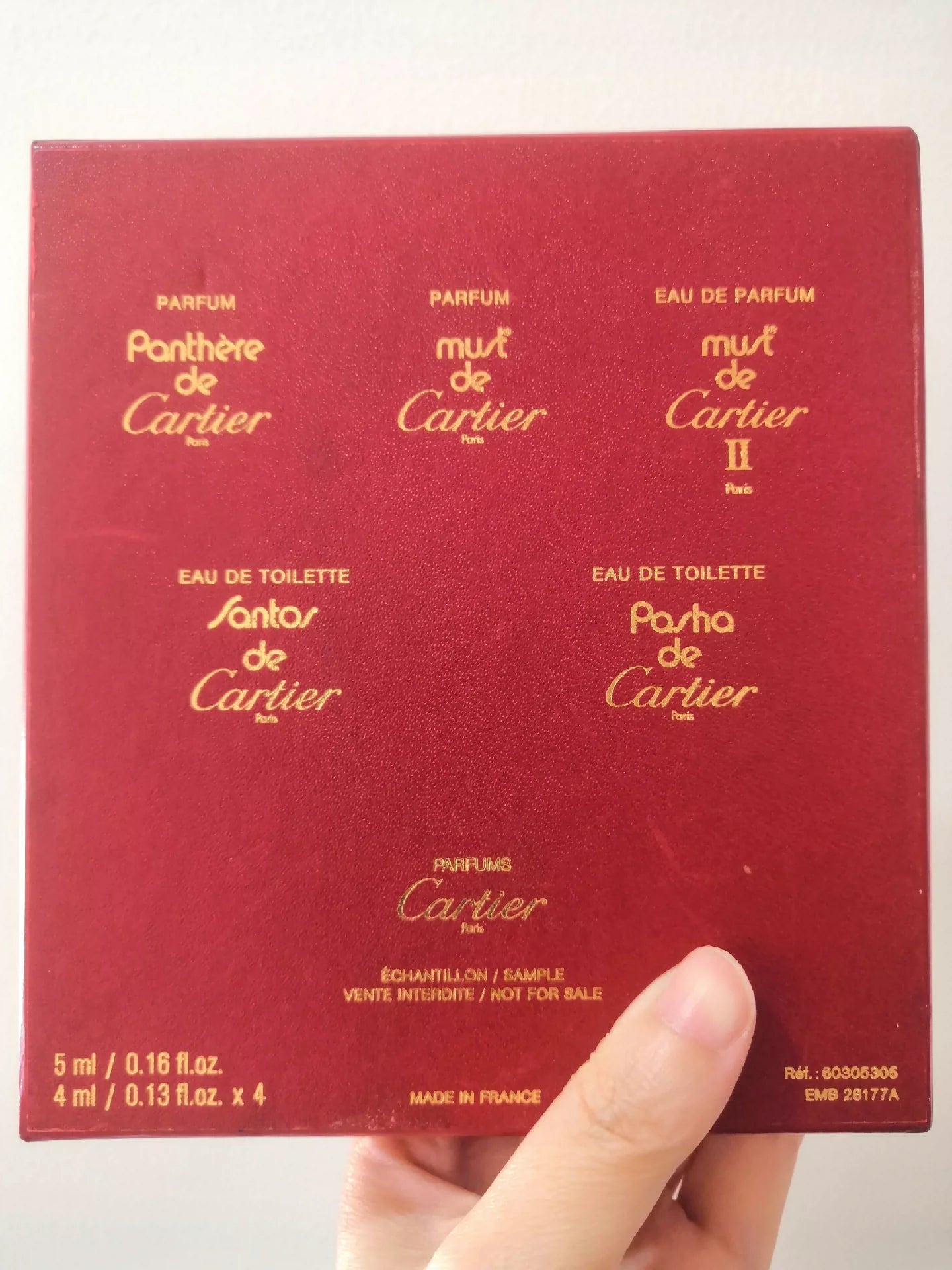 300825-26 Cartier Parfum Perfume EDT EDP 5 in 1