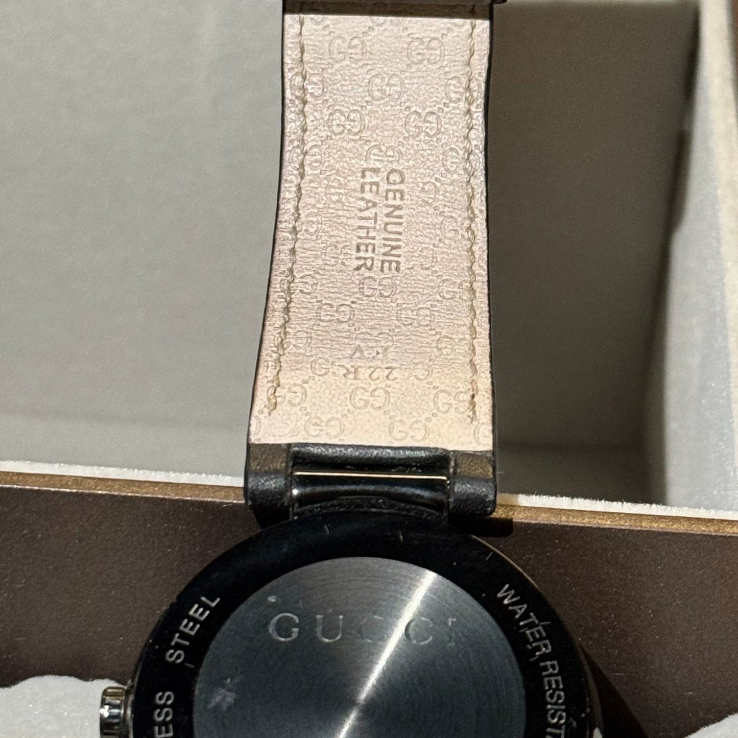 291024-94 Auth GUCCI watch card boxes Black
