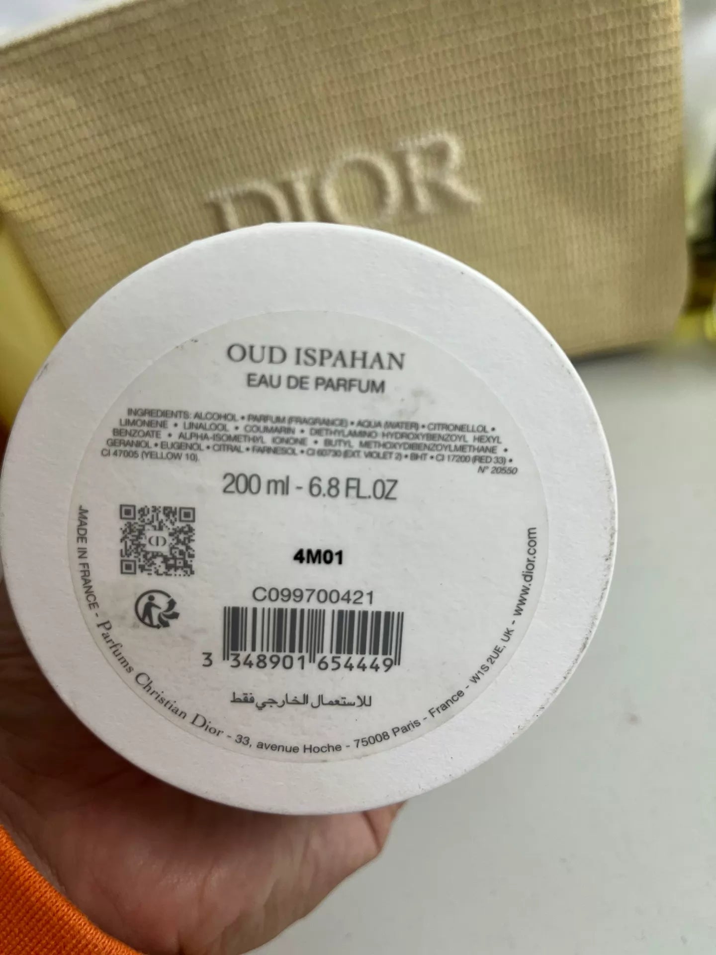 030926-95 Dior dark wood 200ml 6.8 oz