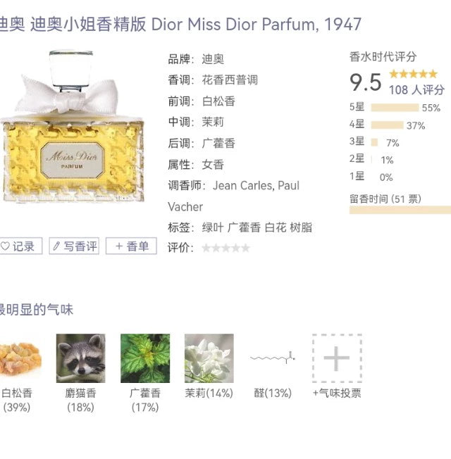 251025-9 Christian Dior Miss Dior Eau de Parfum EDP 75ml 2.5oz