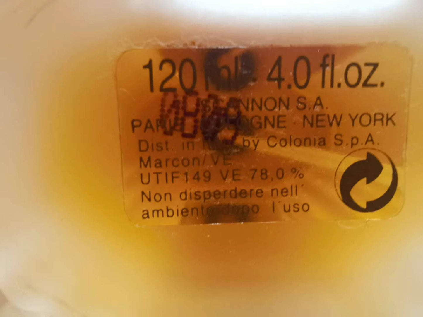 010126-80 Gucci No. 3 120ml 4 oz eau de toilette edt