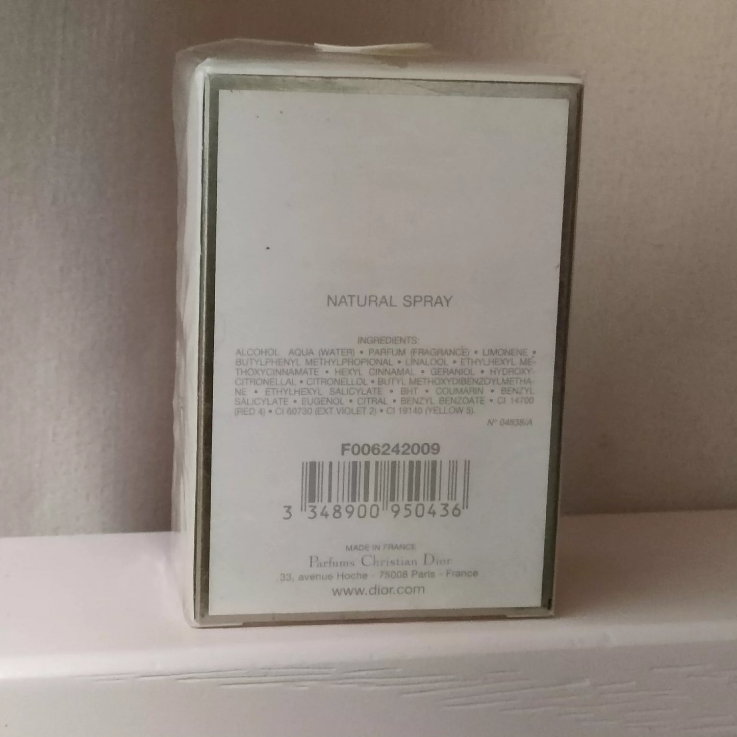 090525-82 Christian Dior Cherie Eau de Toilette EDT 50ml 1.7oz