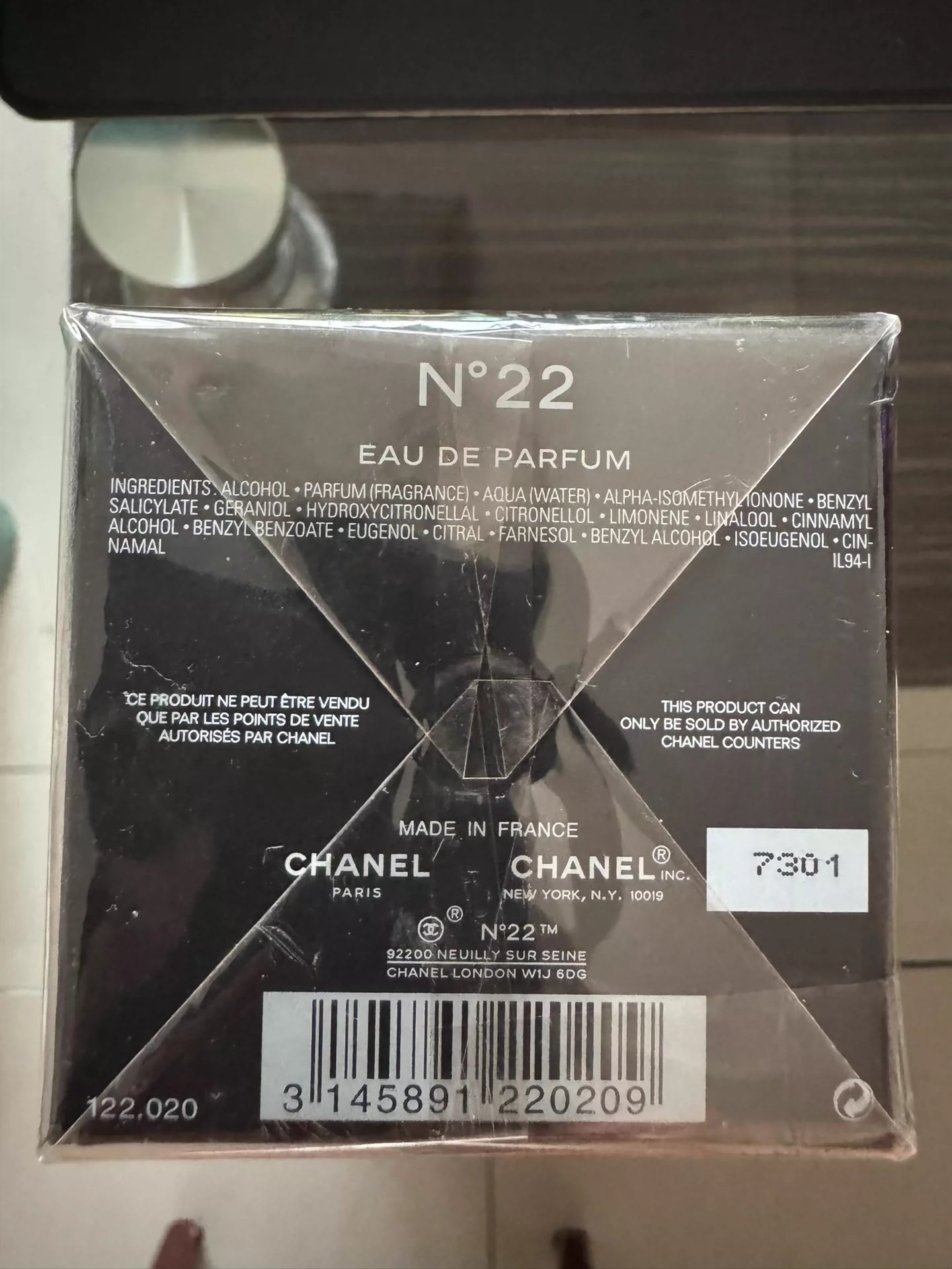 040625-3 Chanel No 22 74ml 2.5oz EDP Eau de Parfum