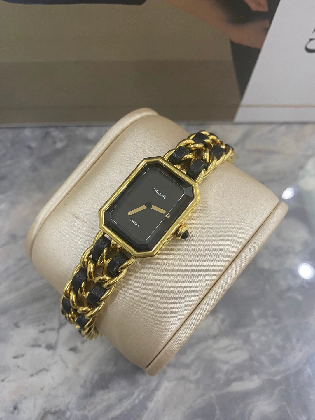 291024-35 Auth Chanel Premiere H6951 Women's Watch in Gold Plated
