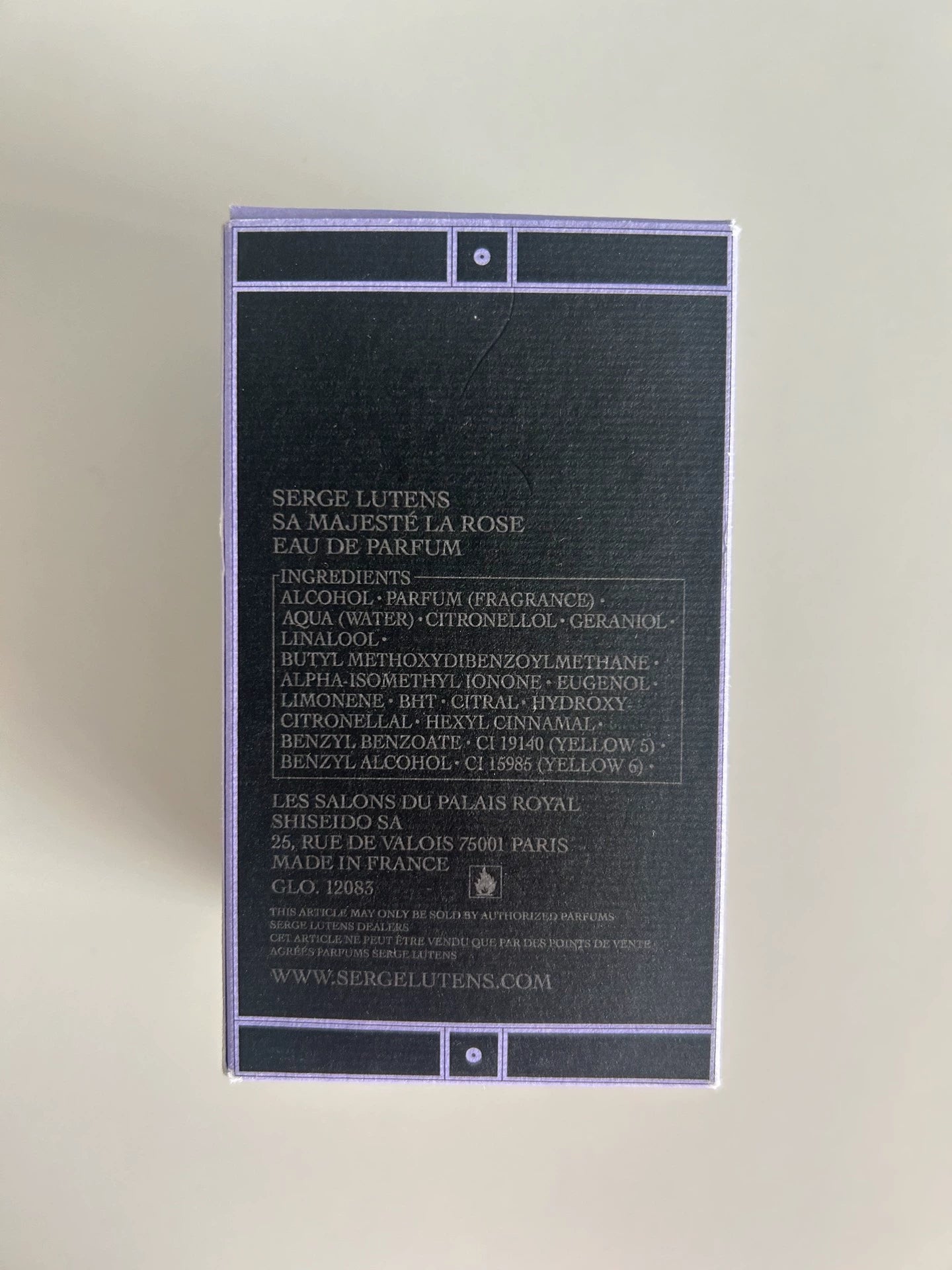 130725-70 Serge Lutens 75ml 2.5oz EDP eau de Parfum