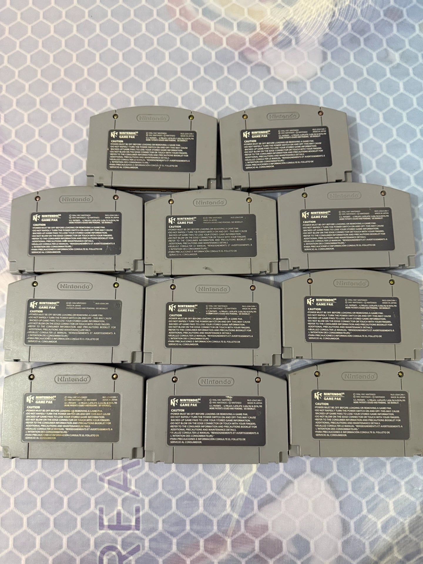 n64-1 Nintendo American version N64 game console cassette, American version, Nissan