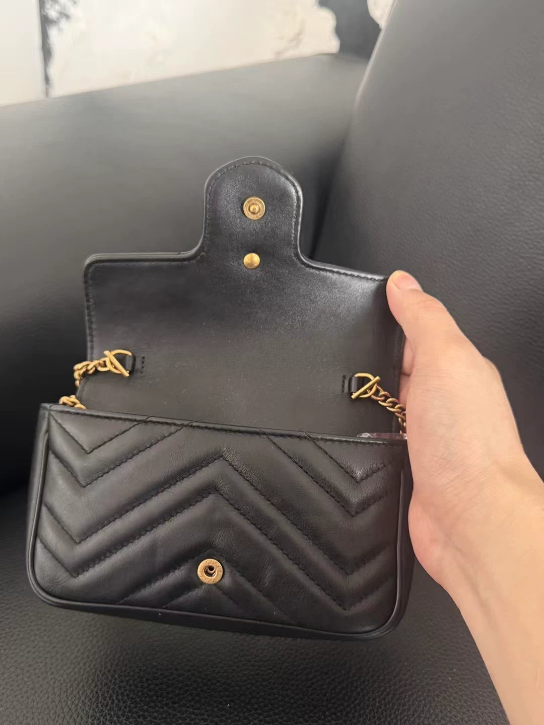 150626-bag-62 Gucci mini black gold handbag