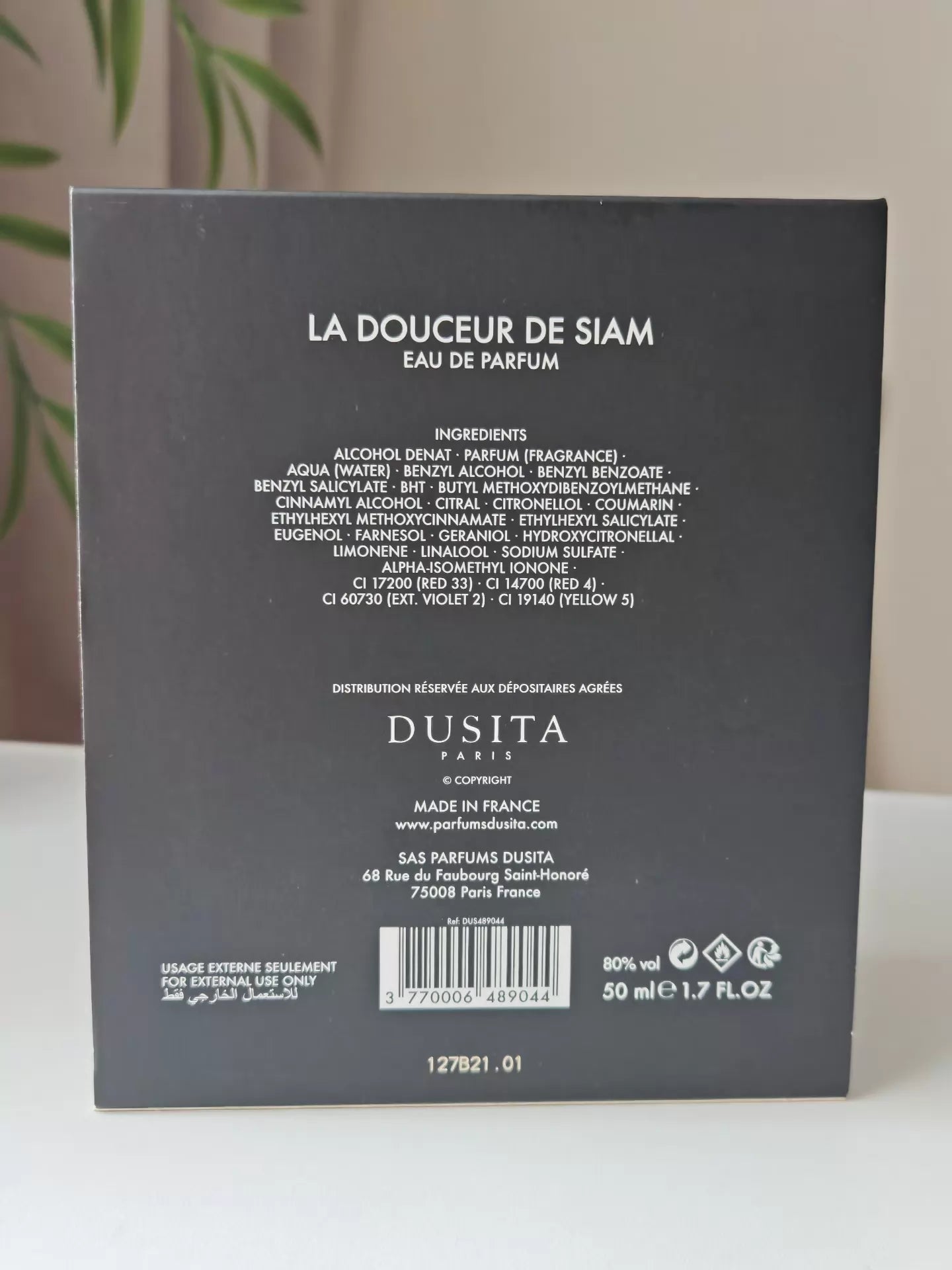 020426-183 Dacita Siam Rouya Parfum 50ml 1.7 oz