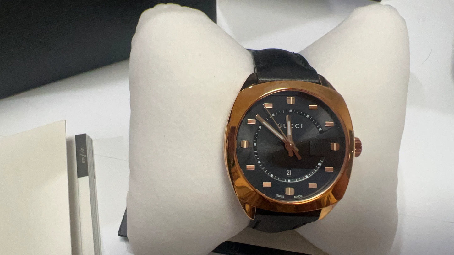 291024-89 Auth Gucci Stainless Steel G-Timeless Men's Watch