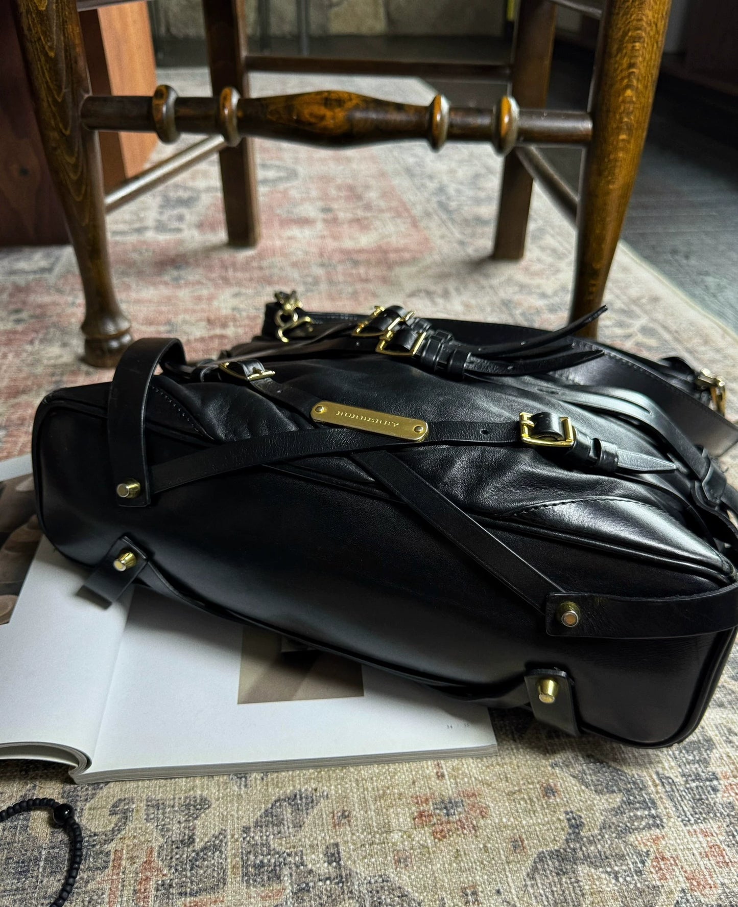 150626-bag-28 Burberry full leather handbag