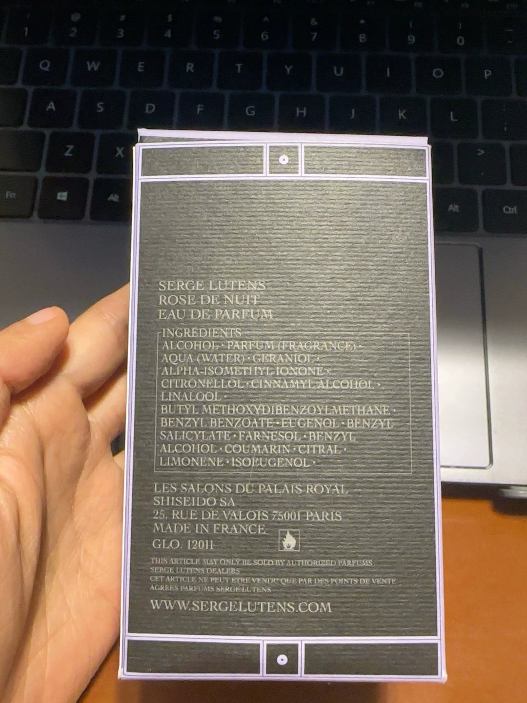 050326-90 Serge Lutens Rose de nuit 75ml 2.5 oz EDP