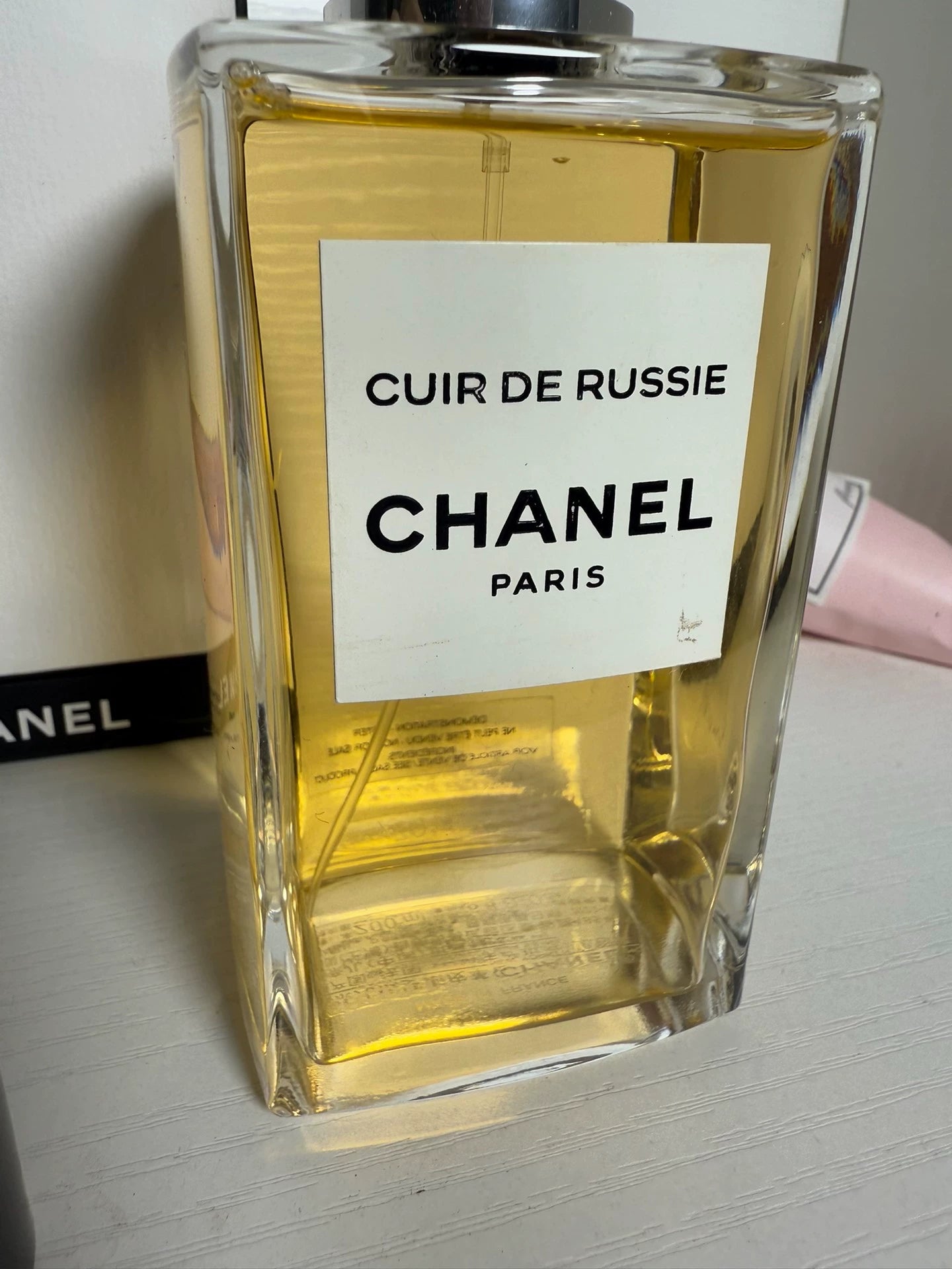Jun25-bag-10 Chanel Cuir de Russie Eau de Parfum EDP 200ml 6.8oz