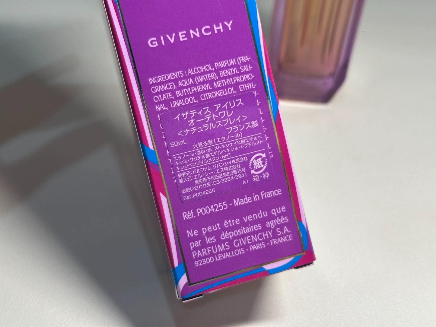 181025-40 Givenchy Eau de Toilette EDT 50ml 1.7oz