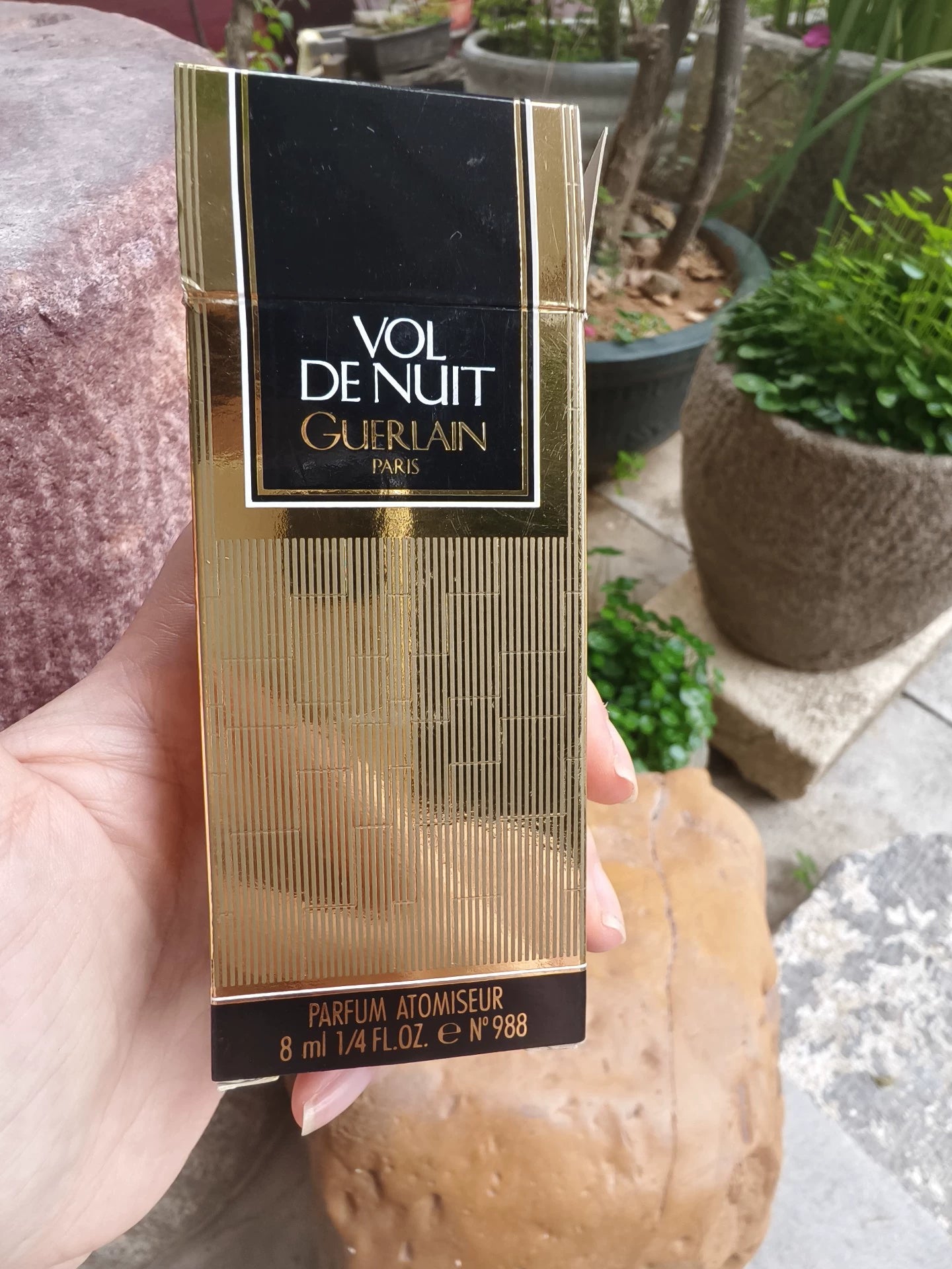 091025-61 Guerlain Vol de Nuit Parfum Perfume 8ml 0.3oz