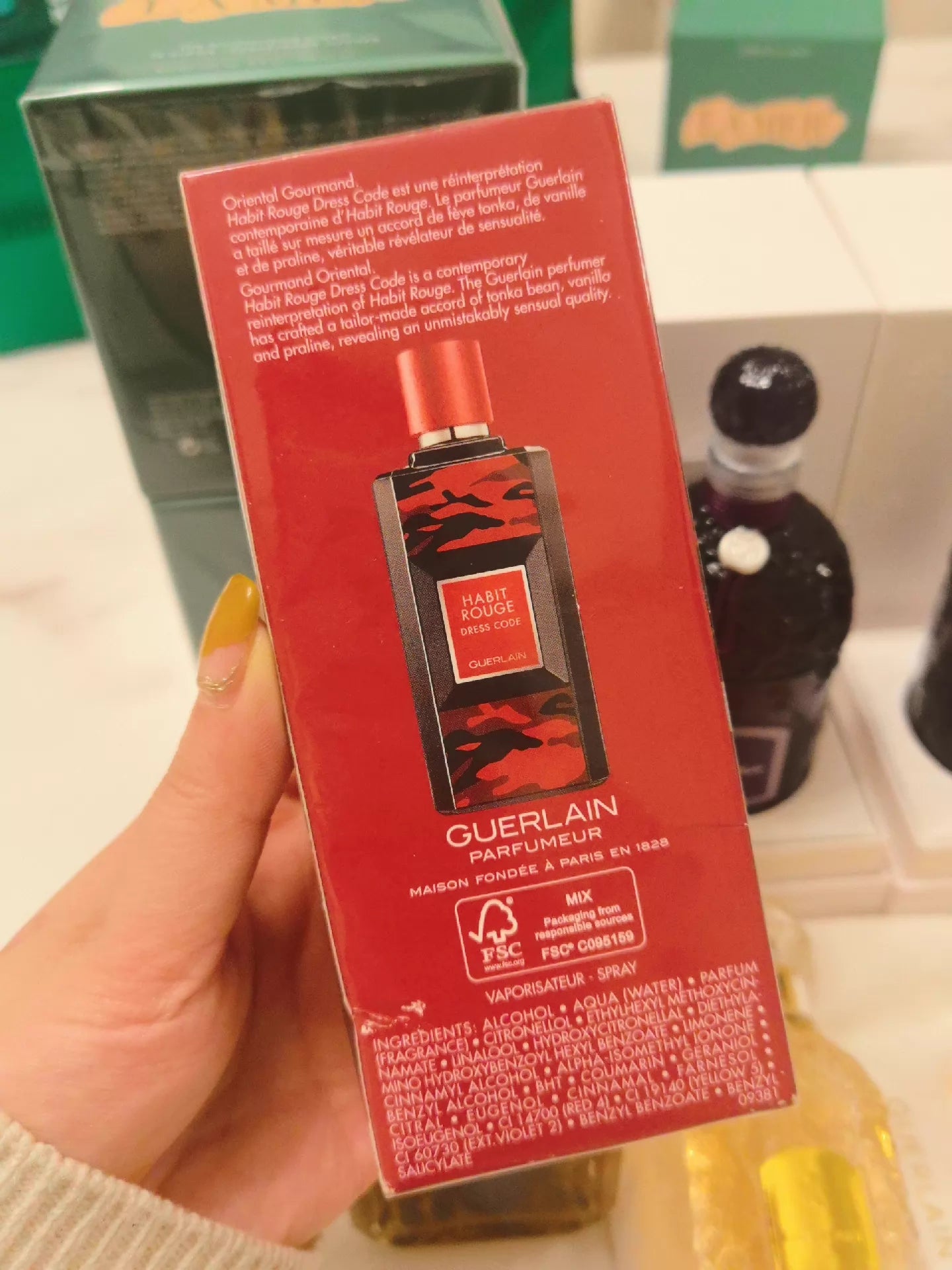 050926-98 Guerlain Red Limited Parfum 100ml 3.4 oz
