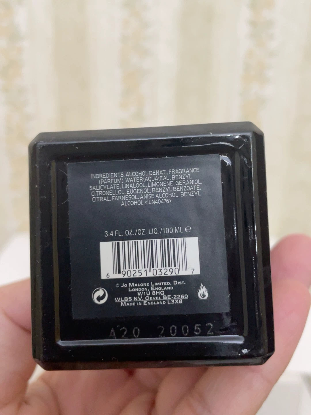 070526-42 Jo Malone Tuberose Angelica Perfume 100ml 3.4 oz