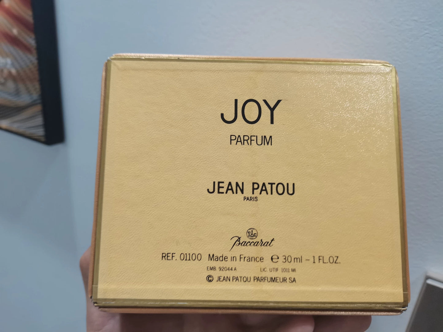 160625-20 Jean Patou Joy Crystal bottle 30ml 1 oz Parfum Perfume