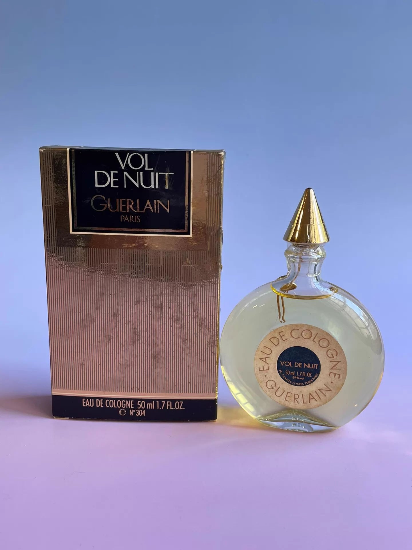 010126-106 Guerlain Vol de Nuit Eau de Cologne EDC 45ml 1.5oz