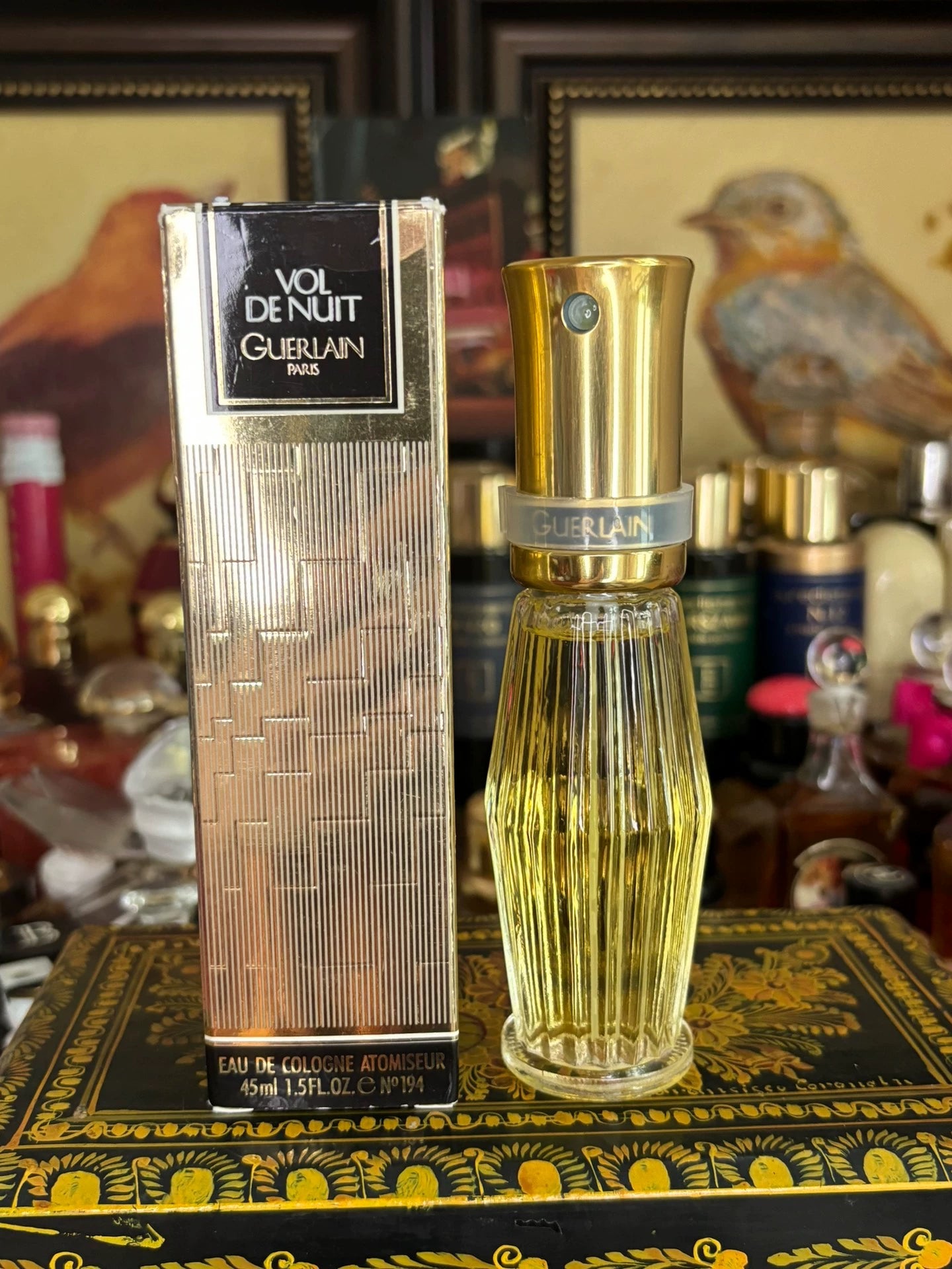 151025-58 Guerlain Vol de Nuit Eau de Cologne EDC 45ml 1.5oz