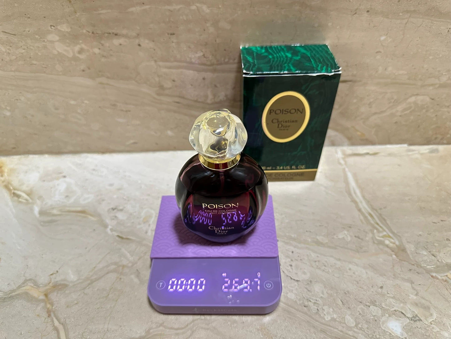 230226-56 Dior purple poison edc Cologne 100ml 3.4 oz