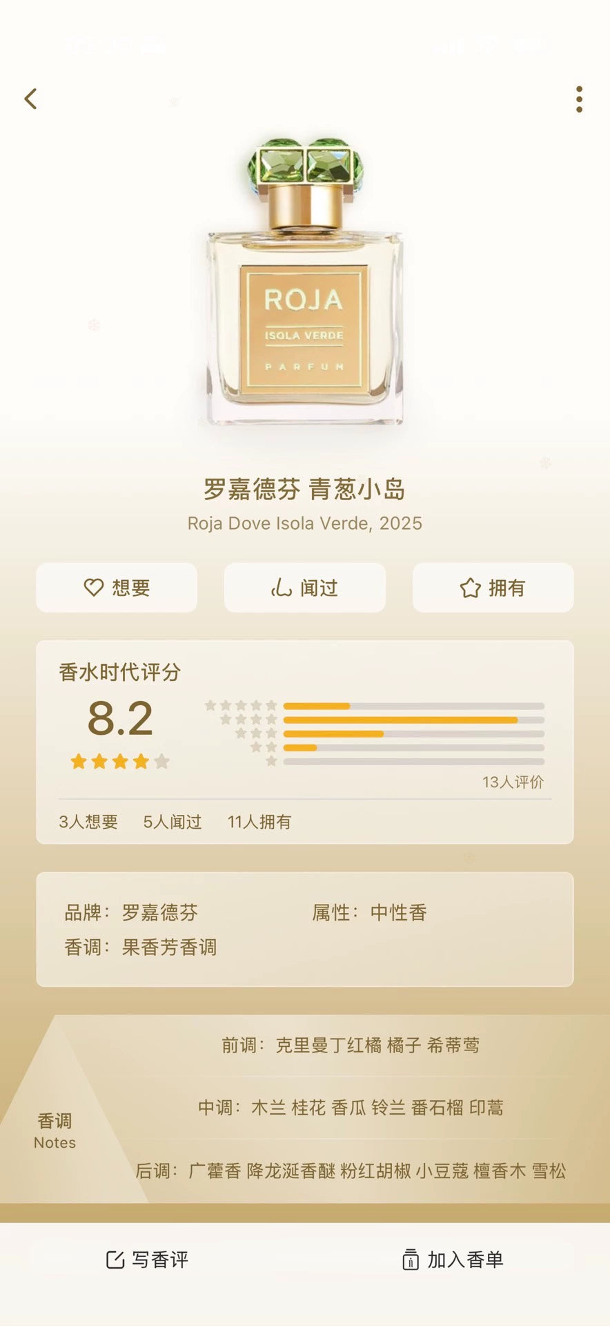 180826-44 roja Luojia Dofen 50ml 1.7 oz
