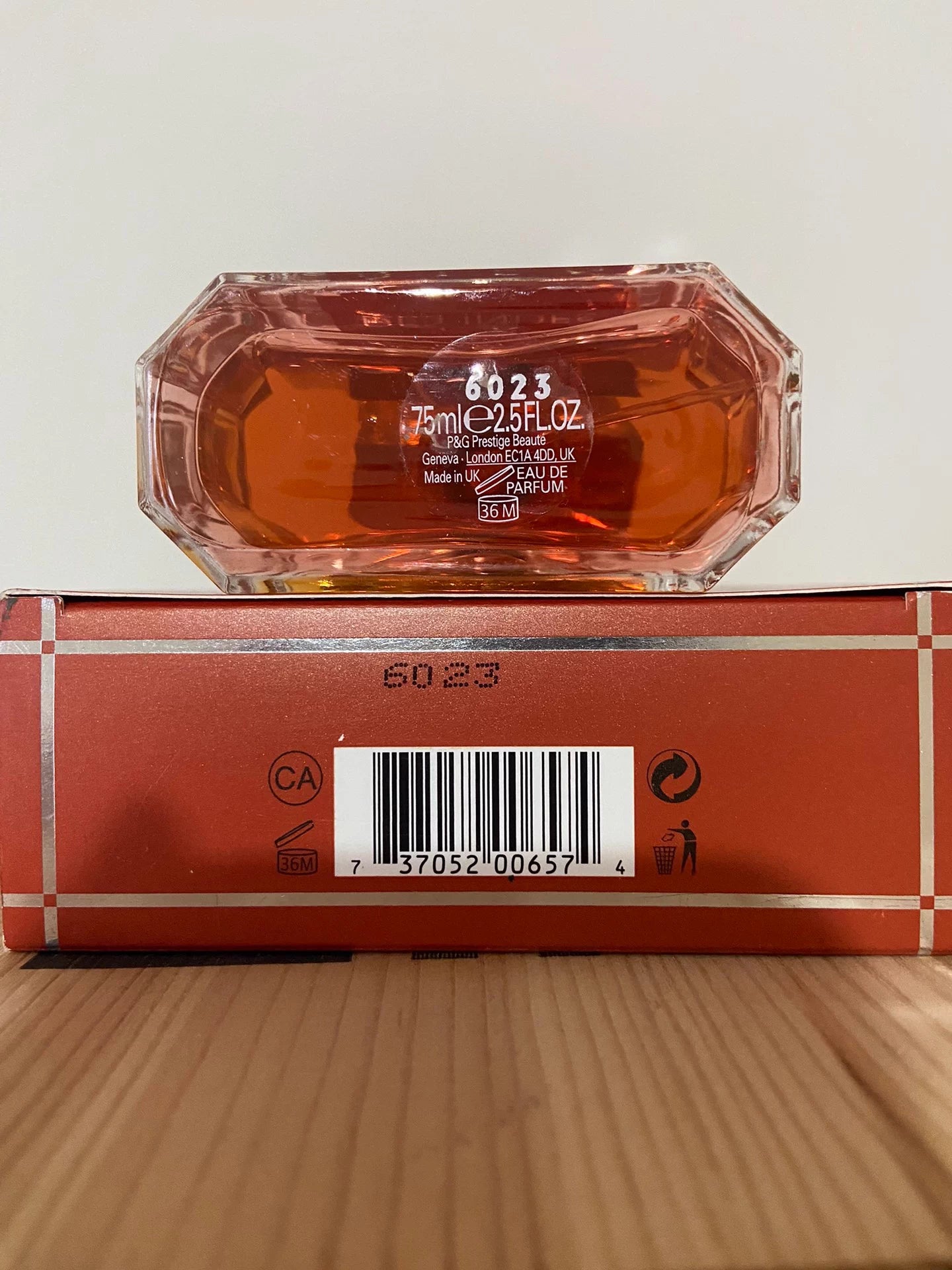 140126-84 Jean Patou Eau de Parfum EDP 75ml 2.5oz