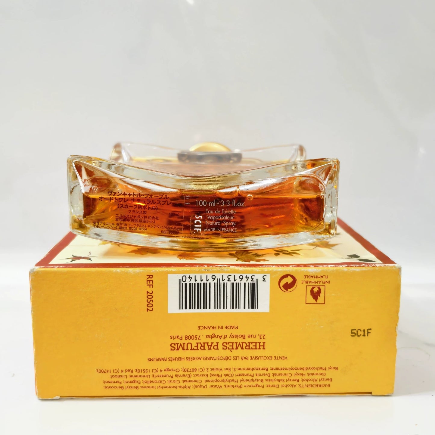 280325-58 Hermes 100ml 3.4 oz Edition edt Eau de toilette