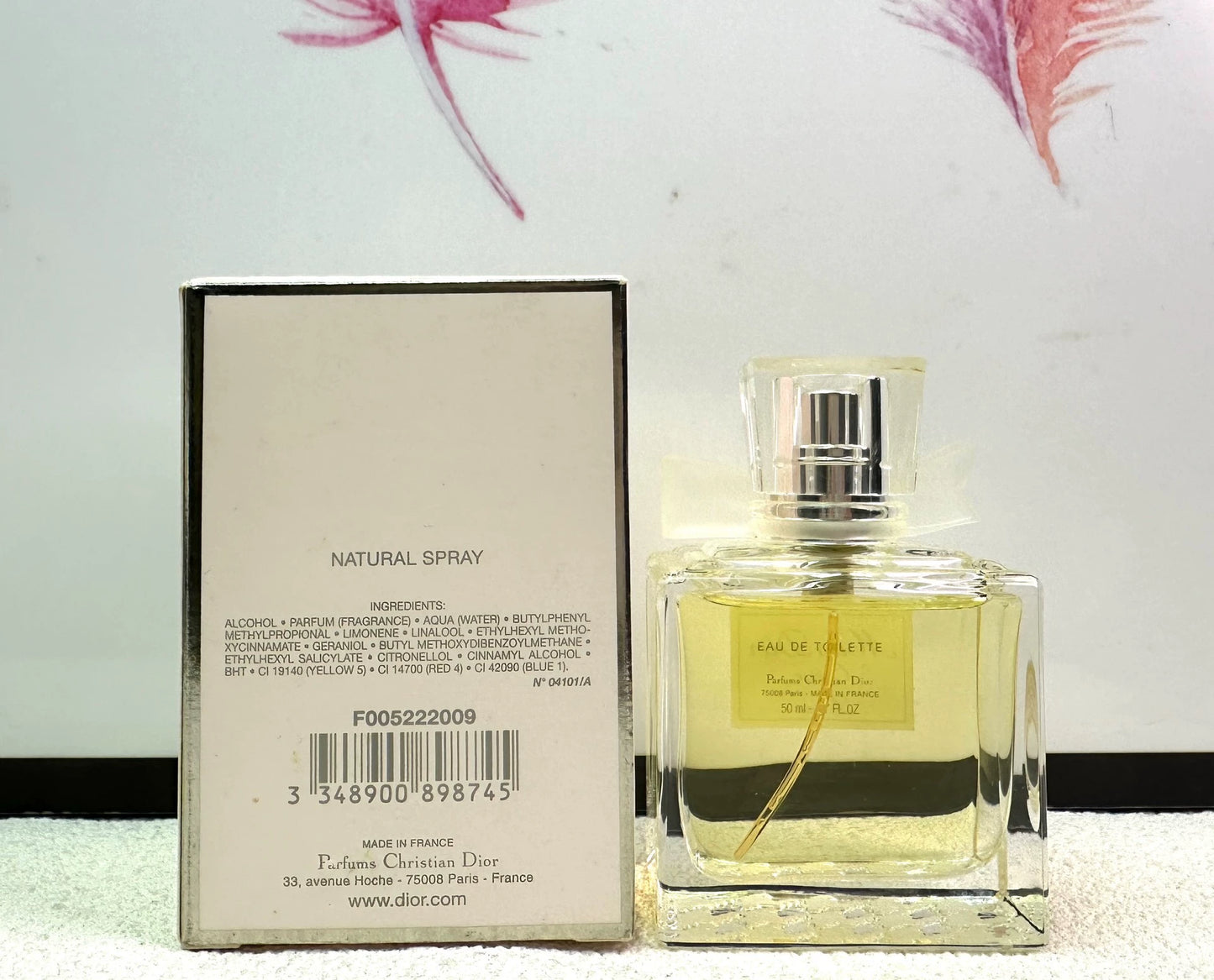 180325-62 Christian Dior Cherie EDT Eau de toilette 50ml 1.7 oz