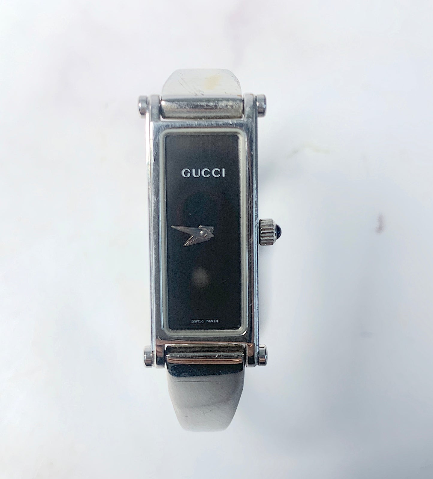 Women Gucci Silver tone Steel Quartz Watch - 180124 I