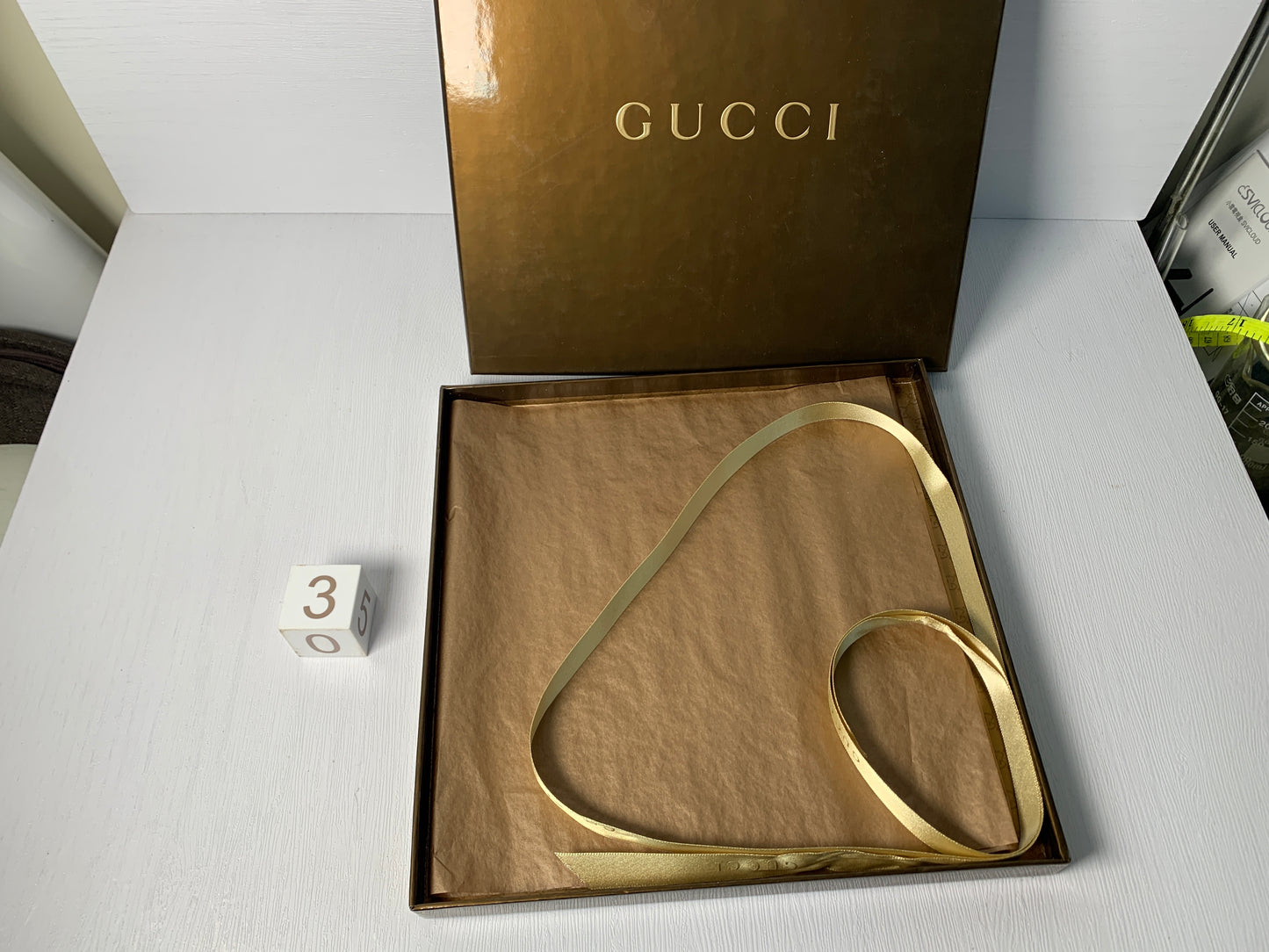 Auth Gucci large Box gift for watch wallet jewllery necklace shoes - 30JAN1