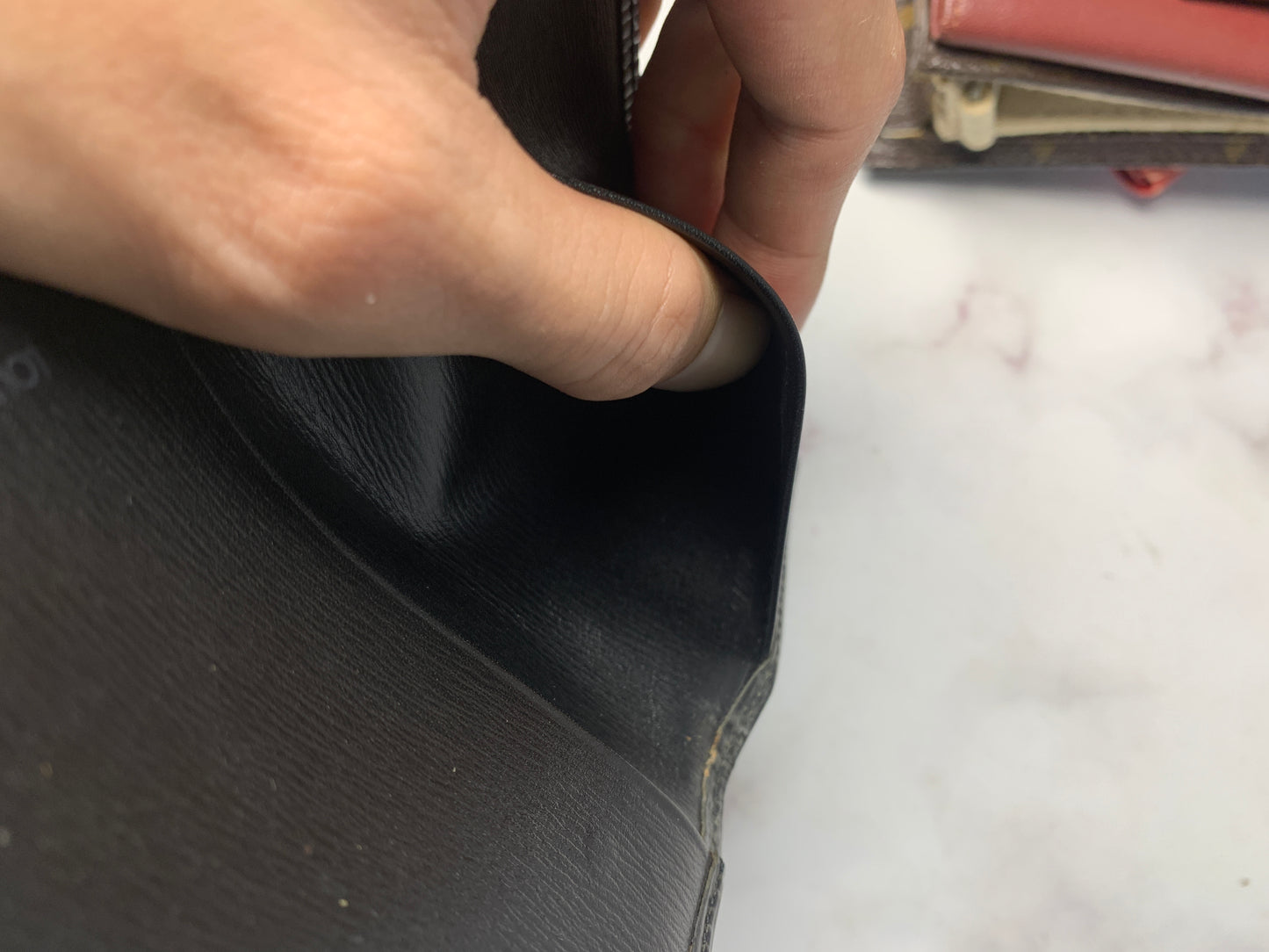Louis vuitton LV card holder EDP wallet black - 060224