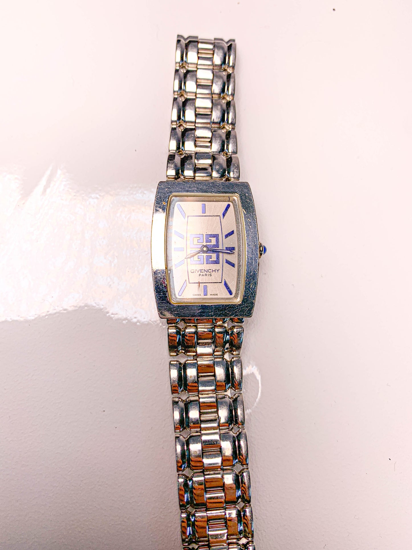 Rare Women Givenchy Silver tone watch - 210224