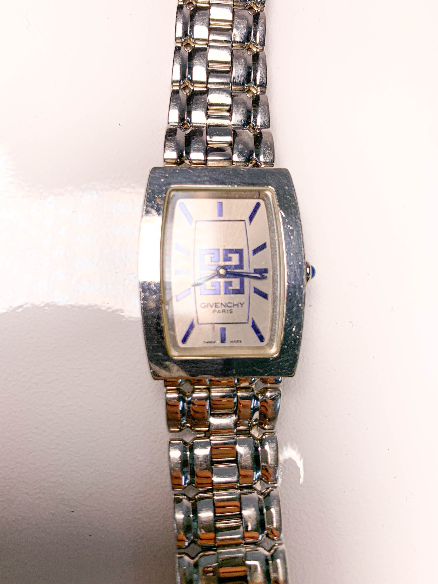 Rare Women Givenchy Silver tone watch - 210224