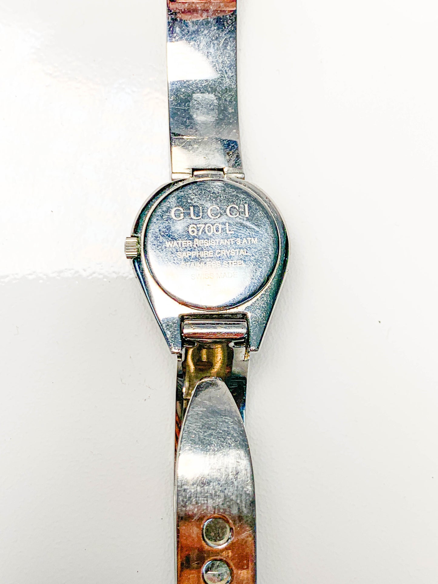 Rare Women Gucci Silver tone watch - 210224